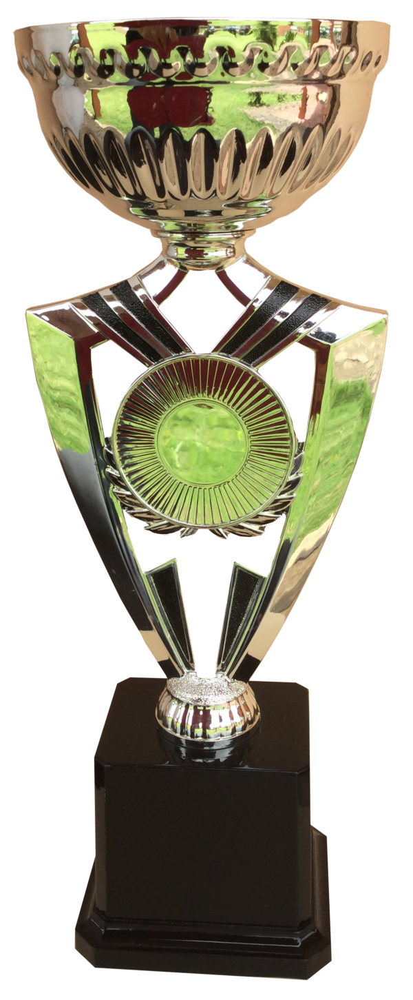 11.25” Ribbon Series Silver Cup Trophy - Image 2